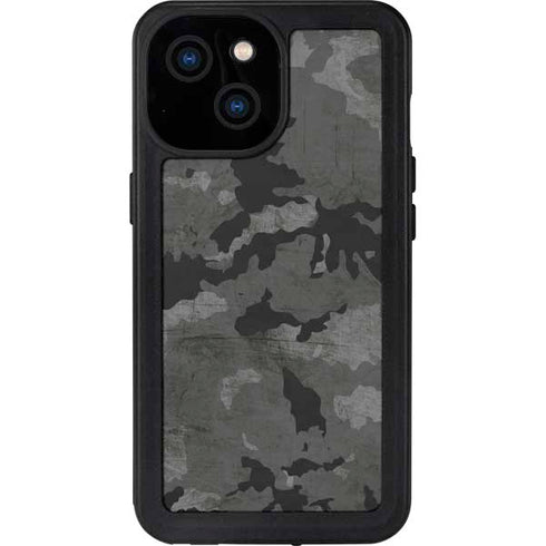 Digital Camo iPhone 15 Waterproof Case